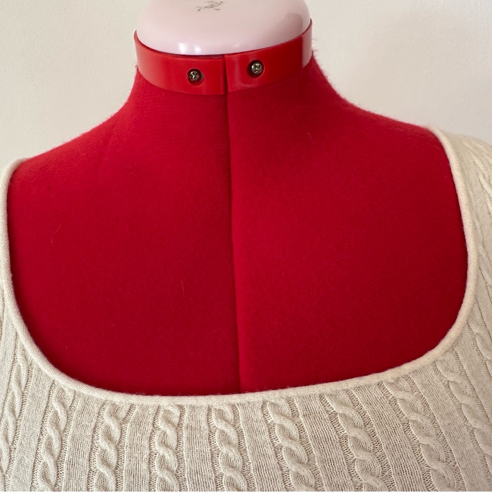 Armani Collezioni Cream Knit Top - Picture 5 of 10